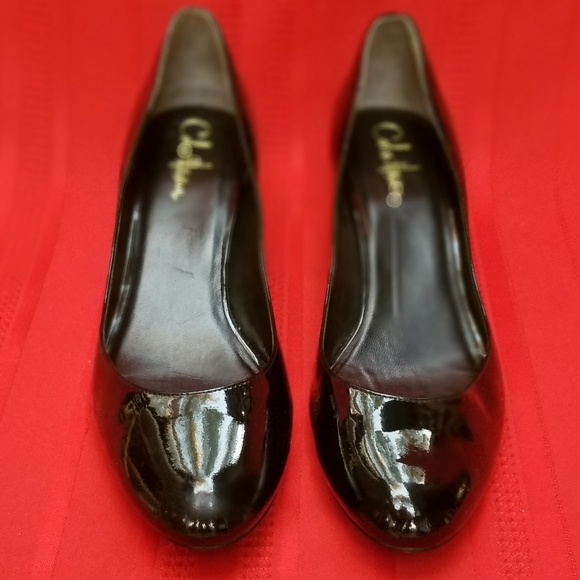 Cole Haan Patent Leather Wedge Heels/Size 8.5B - Picture 4 of 8